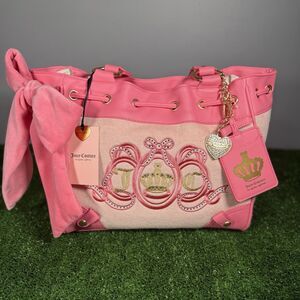 Juicy Couture NWT Juicy Lovers Club Tote Daydreamer Bag in Pink Diamond